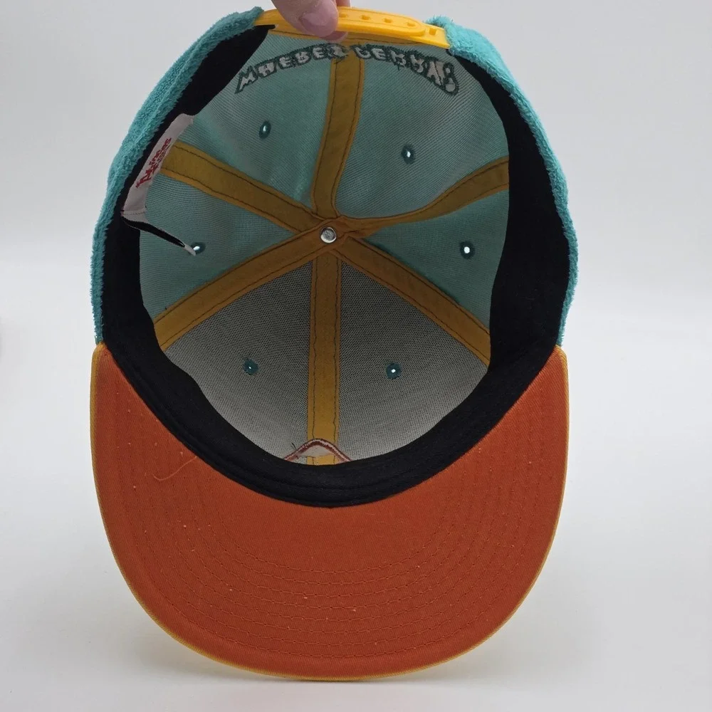 Disney Phineas Ferb Baseball Hat Perry the Platypus Agent P Snap Back‎ Fuzzy Cap - Picture 6 of 8